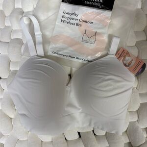 Shapermint Essentials Everyday Empower Contour Wireless Bra - White